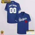 Los Angeles Dodgers Logo Hawaiian Shirt, Cheap Men Dodgers Baseball Apparel Custom Shirt, MLB Hawaiian Shirt