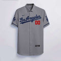 Los Angeles Dodgers Logo Hawaiian Shirt, Cheap Men Dodgers Baseball Apparel Custom Tee, MLB Hawaiian Shirt