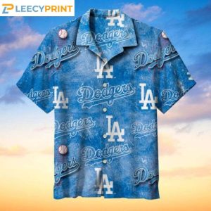 Los Angeles Dodgers Lover Gift For Fans Hawaiian Shirt, LA Dodgers Hawaiian Shirt