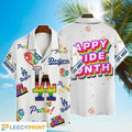 Los Angeles Dodgers MLB Happy Pride Month Hawaiian Shirt, LA Dodgers Hawaiian Shirt