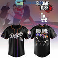 Los Angeles Dodgers x Big Time Rush Tour 2025 Baseball Jersey