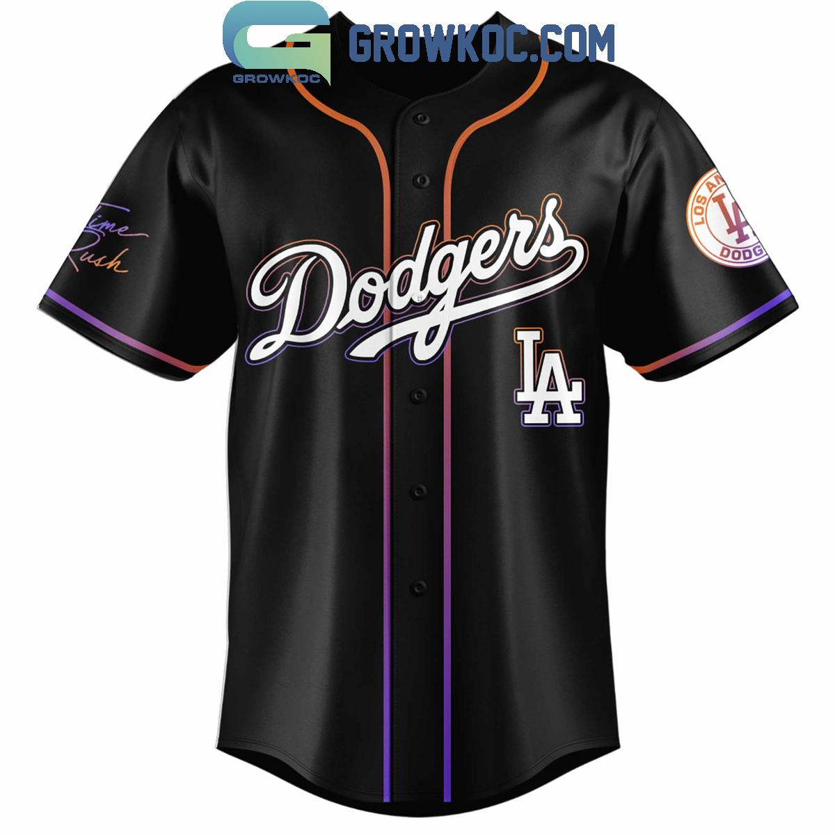 Los Angeles Dodgers x Big Time Rush Tour 2025 Baseball Jersey