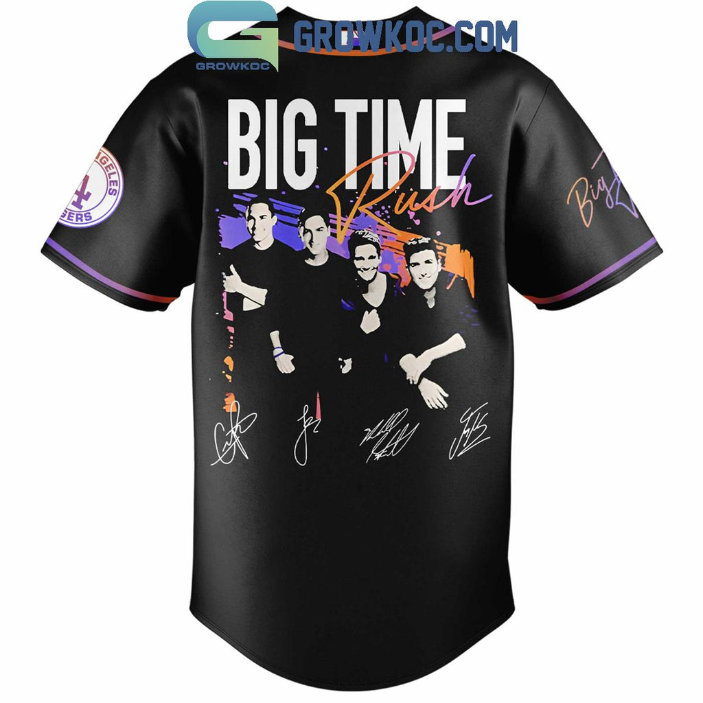 Los Angeles Dodgers x Big Time Rush Tour 2025 Baseball Jersey