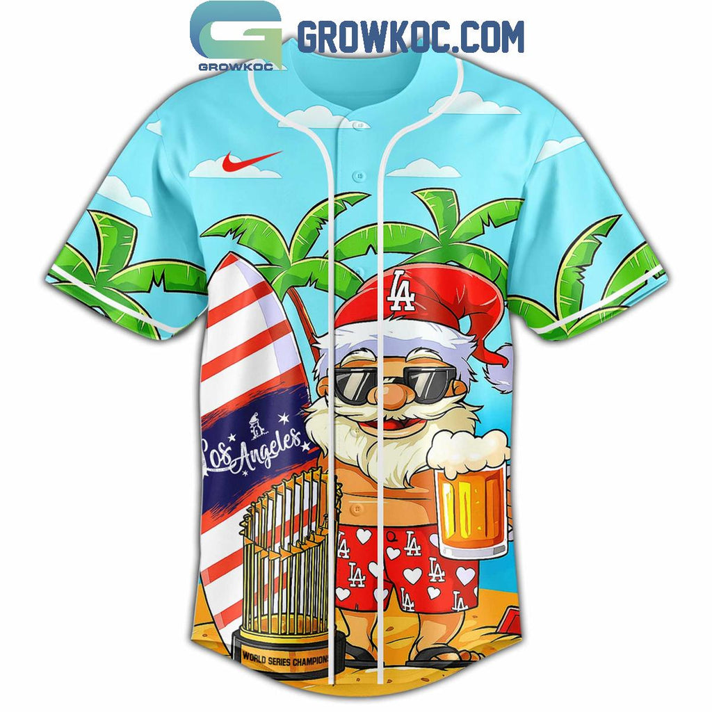 Los Angeles Dodgers x Christmas in July 2025 Baseball Jersey