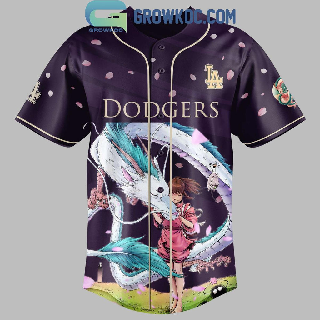 Los Angeles Dodgers x Spirited Away Studio Ghibli 2025 Baseball Jersey