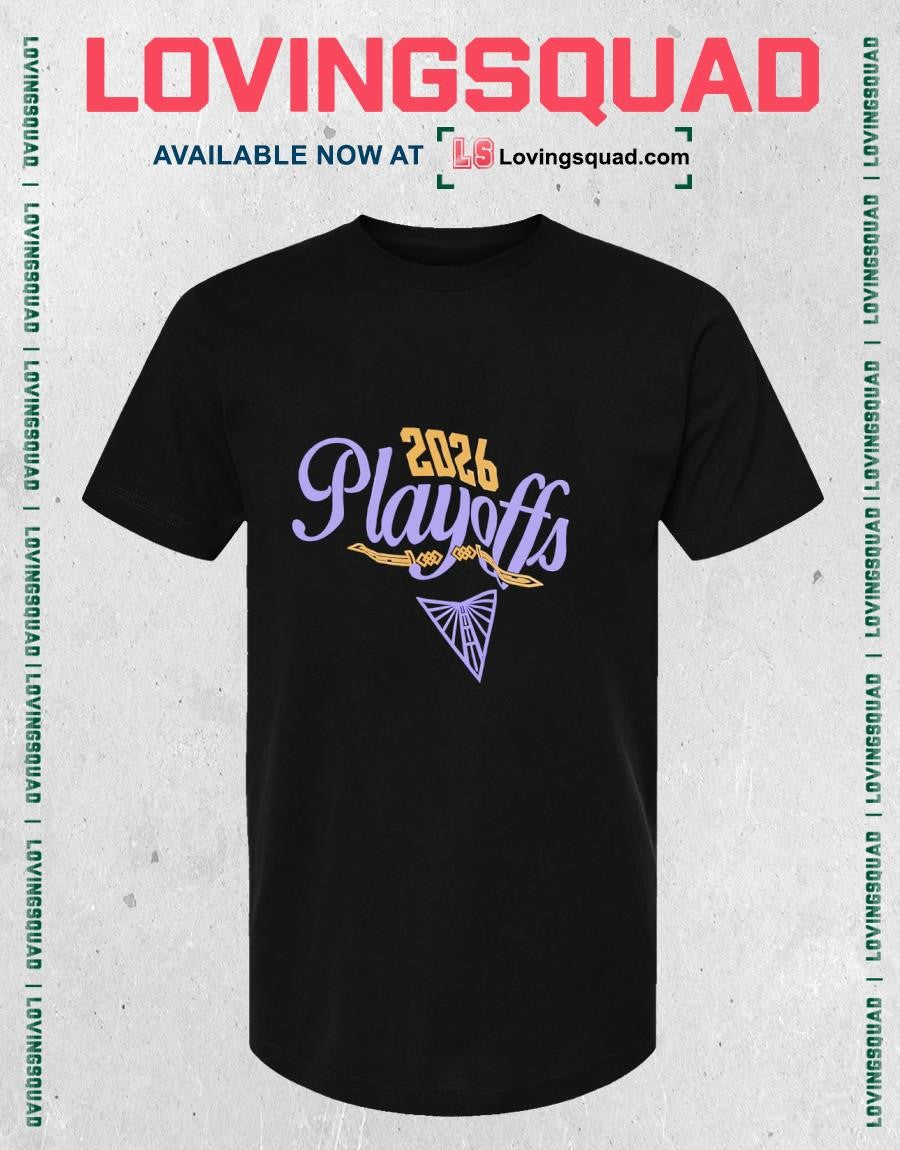 Los Angeles Lakers 2026 playoffs logo graphic T-shirt