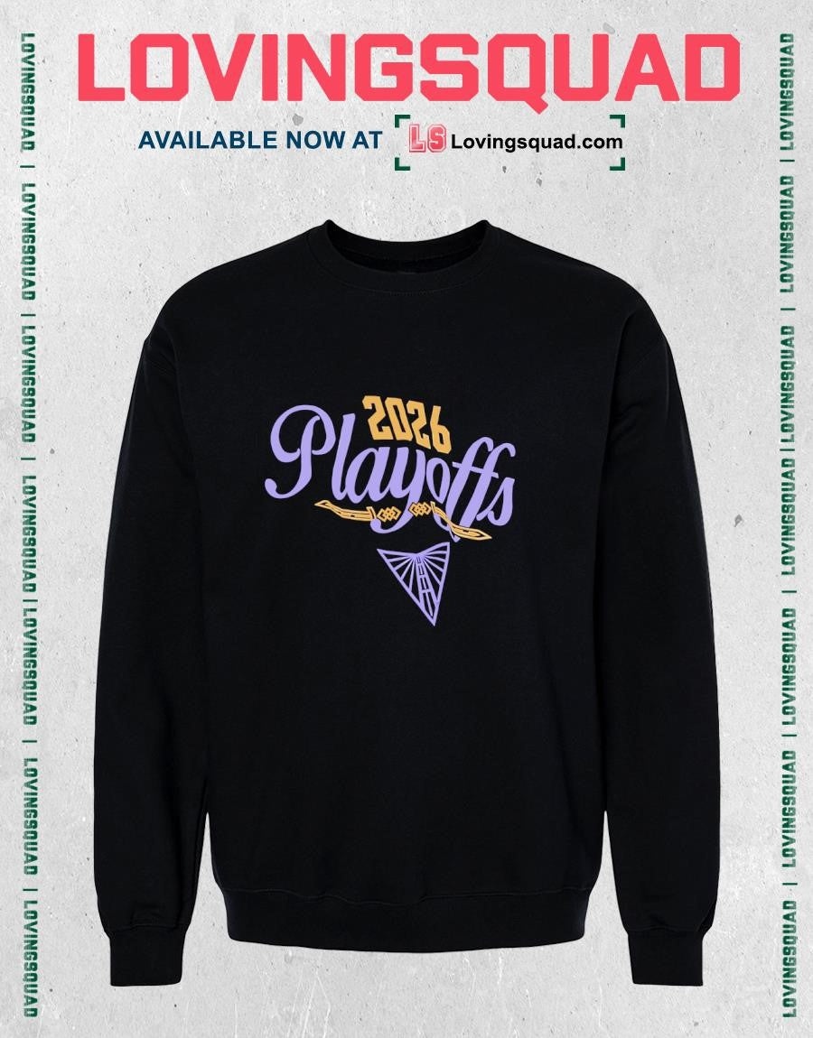 Los Angeles Lakers 2026 playoffs logo graphic T-shirt