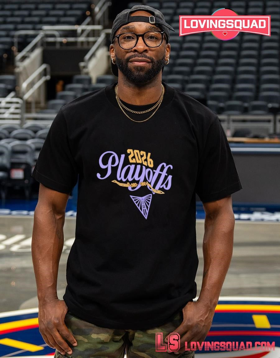 Los Angeles Lakers 2026 playoffs logo graphic T-shirt