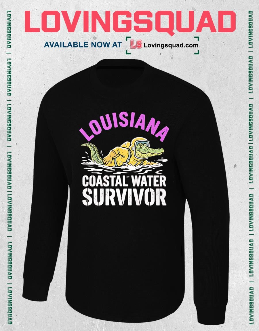 Louisiana Vibrio Survivor Funny Coastal Water T-Shirt