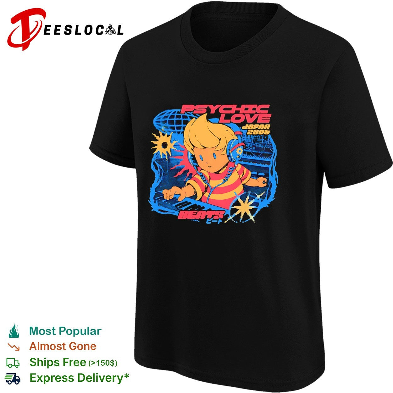 Lucas from Mother 3 Psychic Love Beats shirt