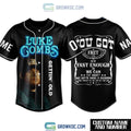 Luke Combs Getting’ Old You Got A Fast Car Personalized Black Design Baseball Jersey