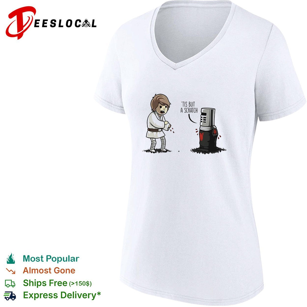Luke Skywalker tis but a scratch shirt