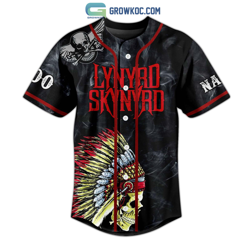 Lynyrd Skynyrd Give Me Three Steps You’ll Never See A Me No More Personalized Baseball Jersey