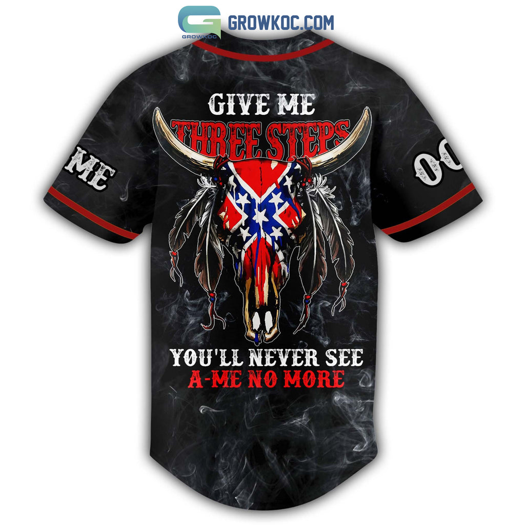 Lynyrd Skynyrd Give Me Three Steps You’ll Never See A Me No More Personalized Baseball Jersey