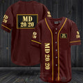 FASHION MD 20-20 Baseball Jerseys Botton Shirt