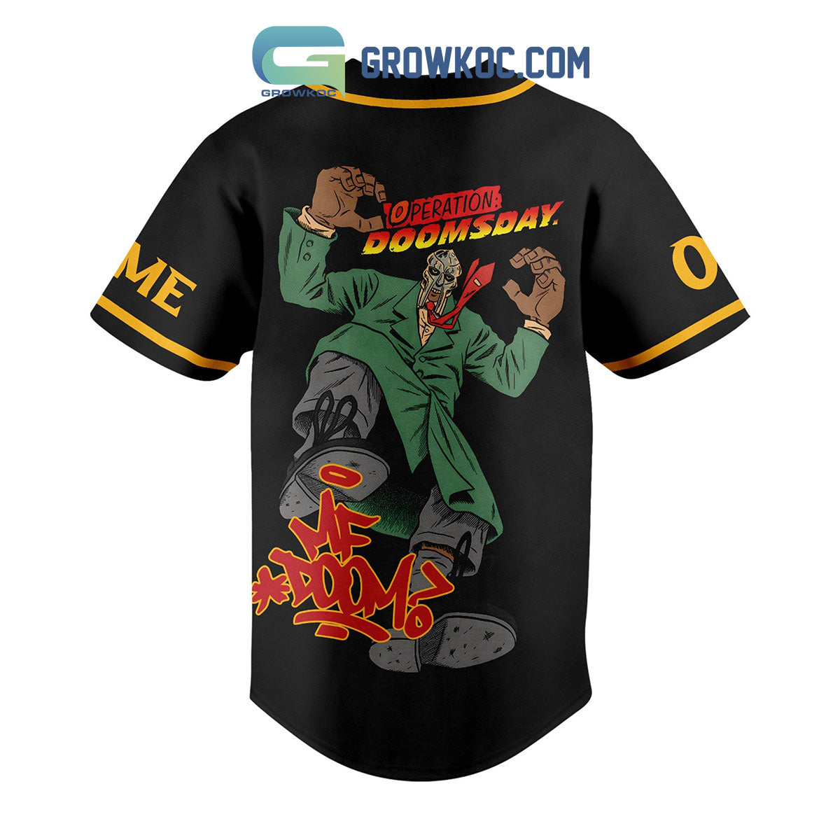 MF Doom Operation Doomsday Personalized Baseball Jersey