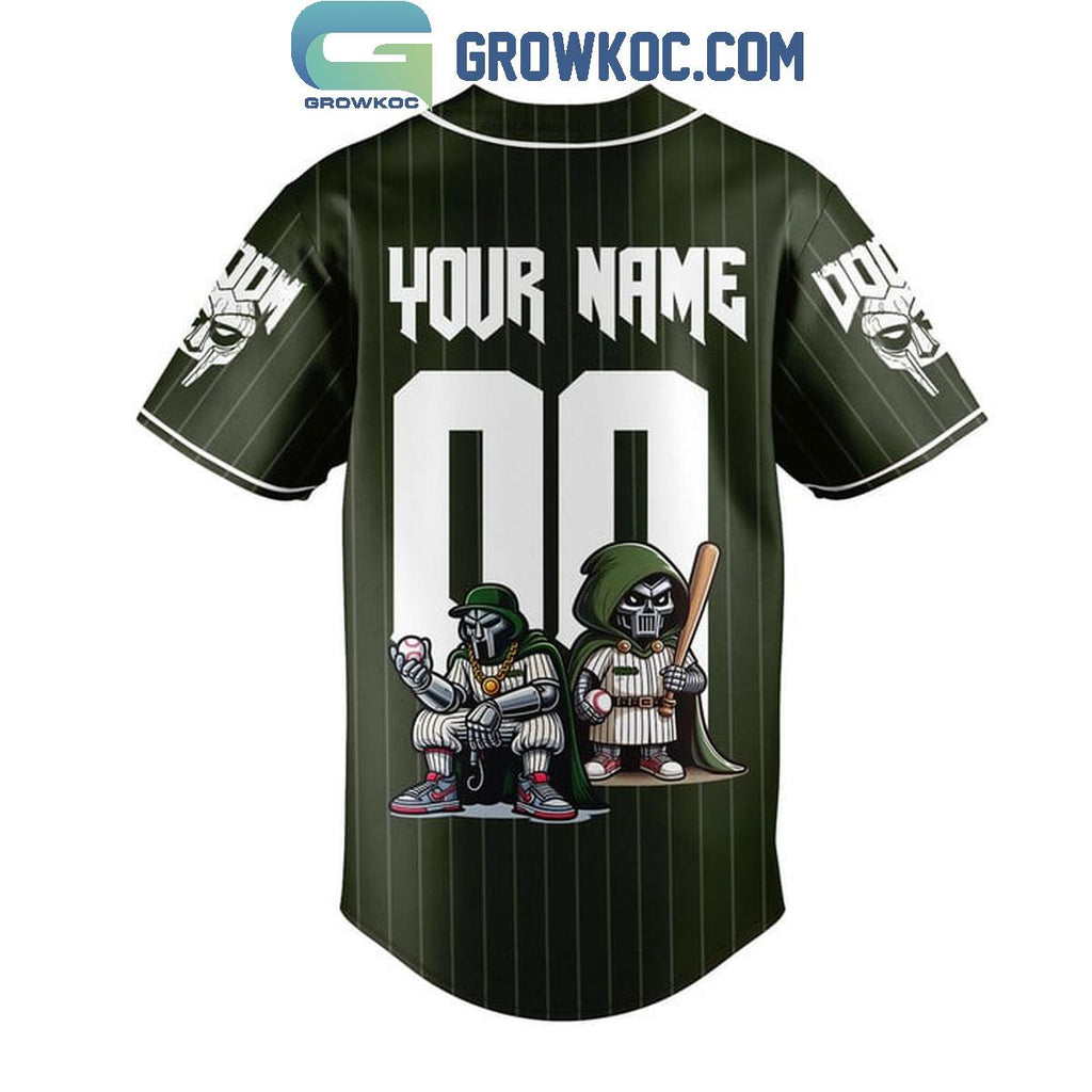MF Doom Super Villain Fan Personalized Baseball Jersey