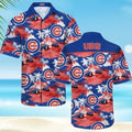 MLB Chicago Cubs Hawaiian Shirt Palm Islands Beach Vacation Aloha - Cubs Aloha Shirt