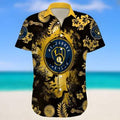 MLB Milwaukee Brewers Hawaiian Shirt Hammerhead Sharks And Flower - Brewers Hawaiian Shirt