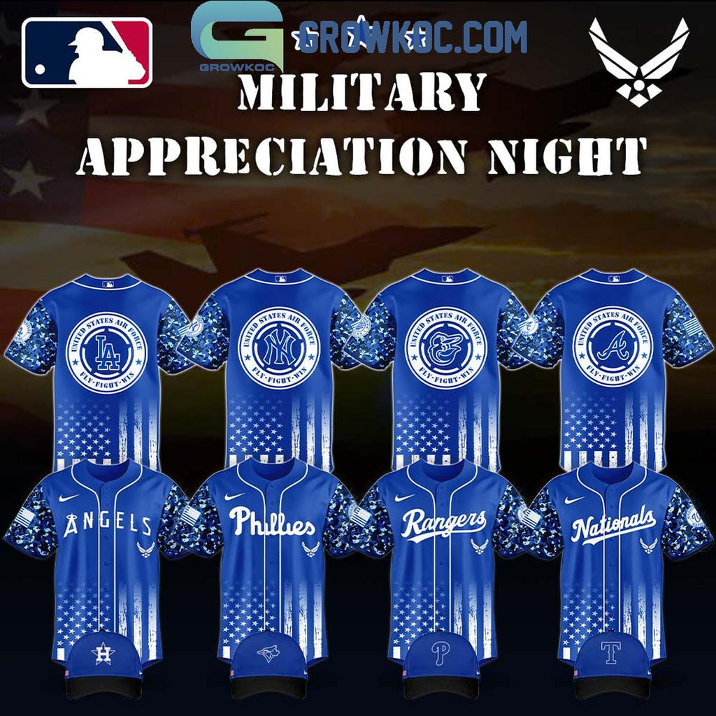 MLB x United States Air Force Military Appreciation Night 2025 Baseball Jersey