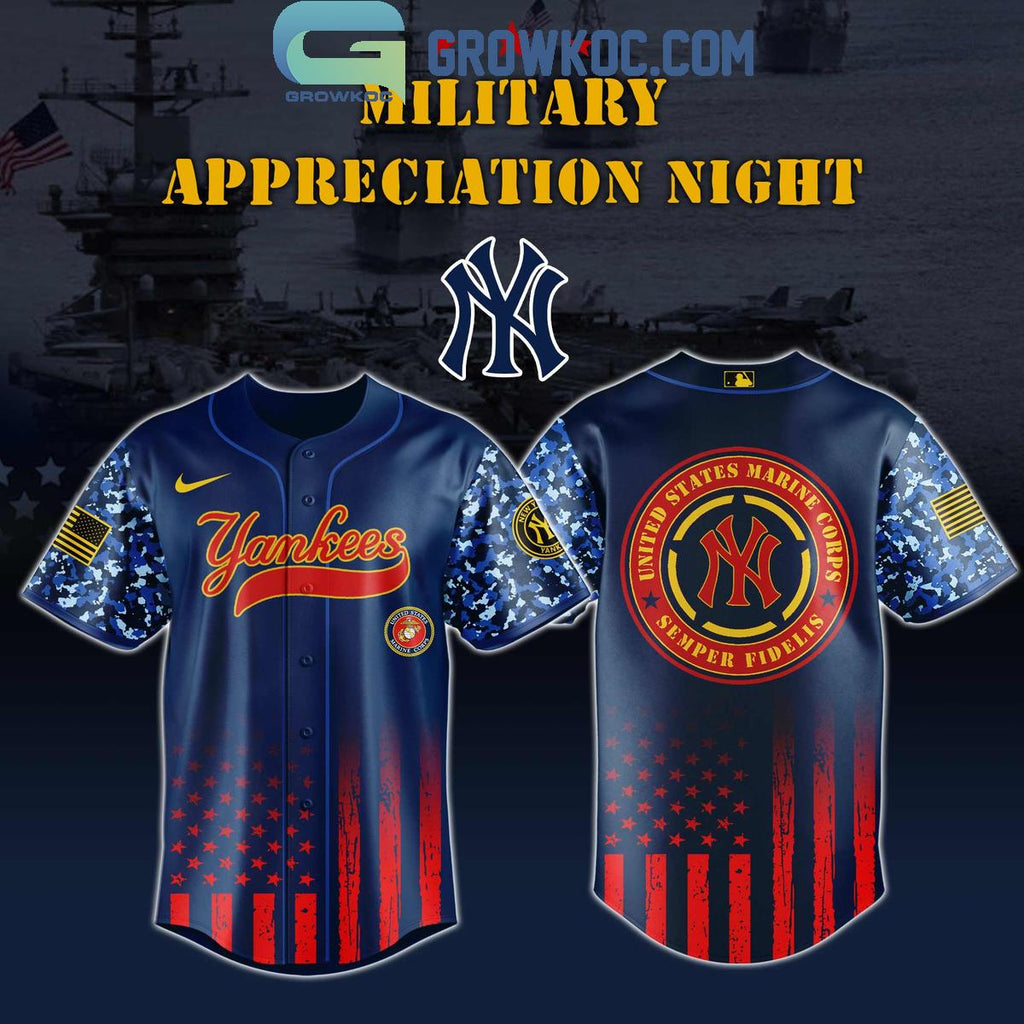 MLB x United States Marine Corps Military Appreciation Night 2025 Baseball Jersey