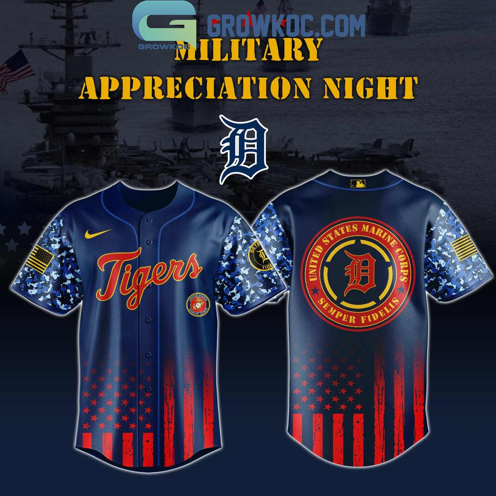 MLB x United States Marine Corps Military Appreciation Night 2025 Baseball Jersey