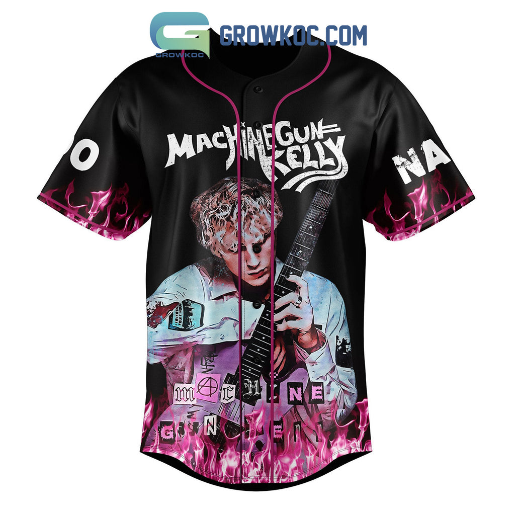 Machine Gun Kelly Cause The Ones Who Gas You Up Personalized Baseball Jersey