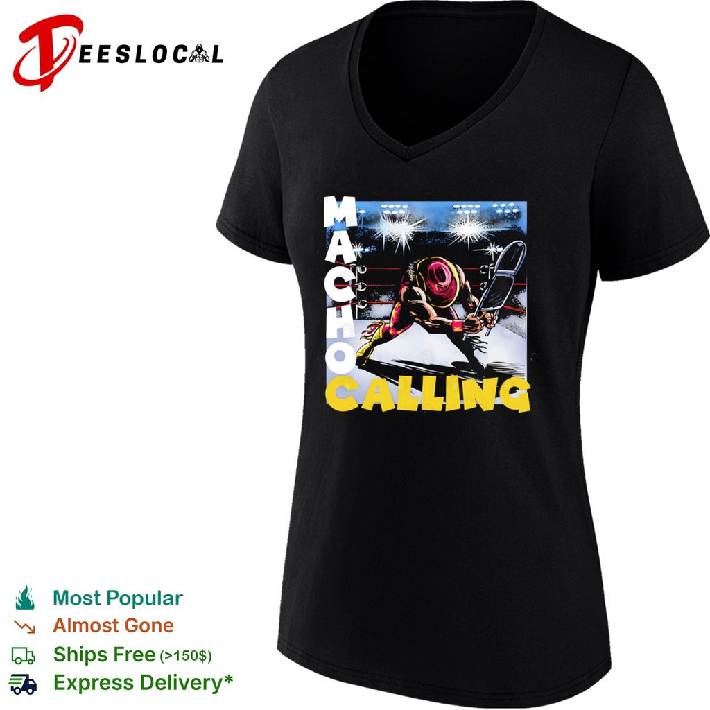 Macho Man Randy Savage style of The Clash’s album London Calling shirt