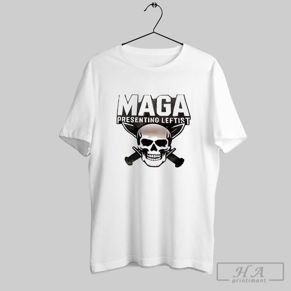 Maga Presenting Leftist Logo T-Shirts, Hoodie, Sweatshirt | InkRitualCo.com