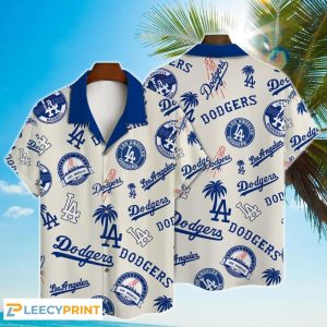 Major League Baseball MLB 3D LA Dodgers Hawaiian Shirt For Real Fans