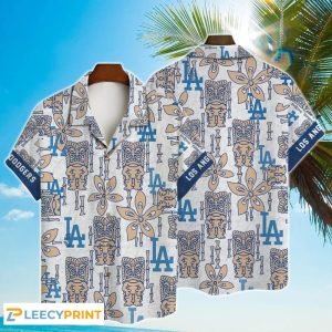 Major League Baseball Tiki LA Dodgers Hawaiian Shirt Best For Summer