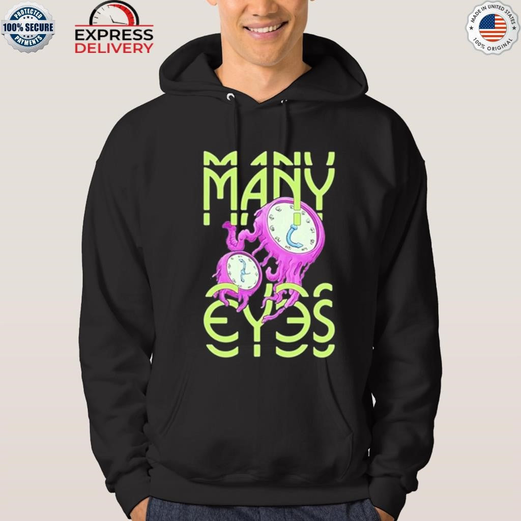 Many Eyes Purple Clocks Shirt