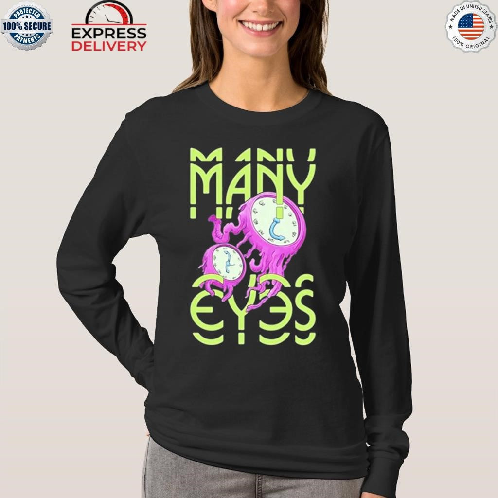 Many Eyes Purple Clocks Shirt