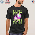 Many Eyes Purple Clocks Shirt