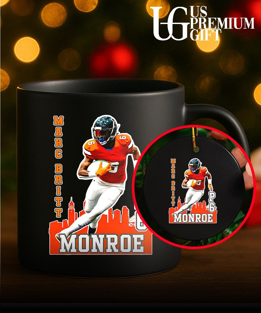 Marc Britt Monroe Football player P6 Skyline City shirt