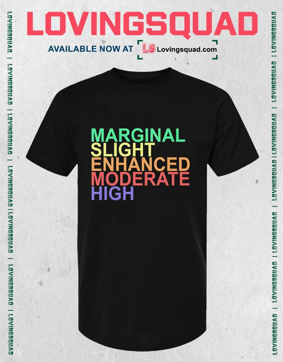 Marginal Slight Enhanced Moderate High T-shirt