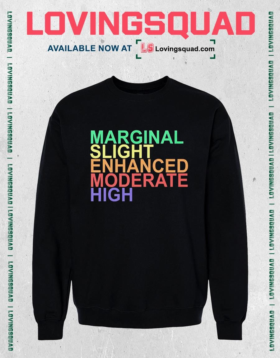 Marginal Slight Enhanced Moderate High T-shirt