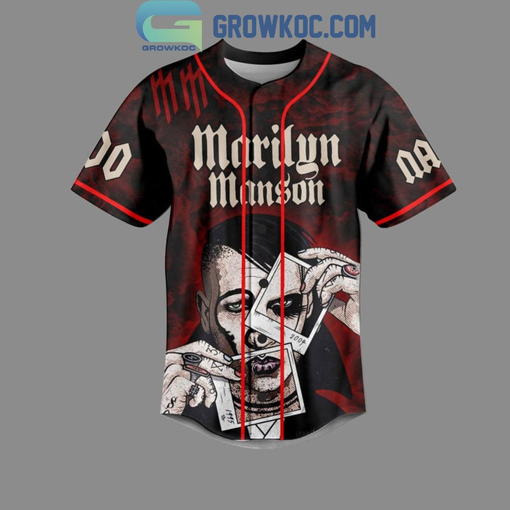 Marilyn Manson Sweet Dream Are Made Of This Personalized Baseball Jersey
