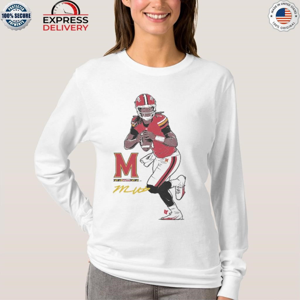 Maryland Football Malik Washington Superstar Pose Shirt