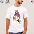 Maryland Football Malik Washington Superstar Pose Shirt