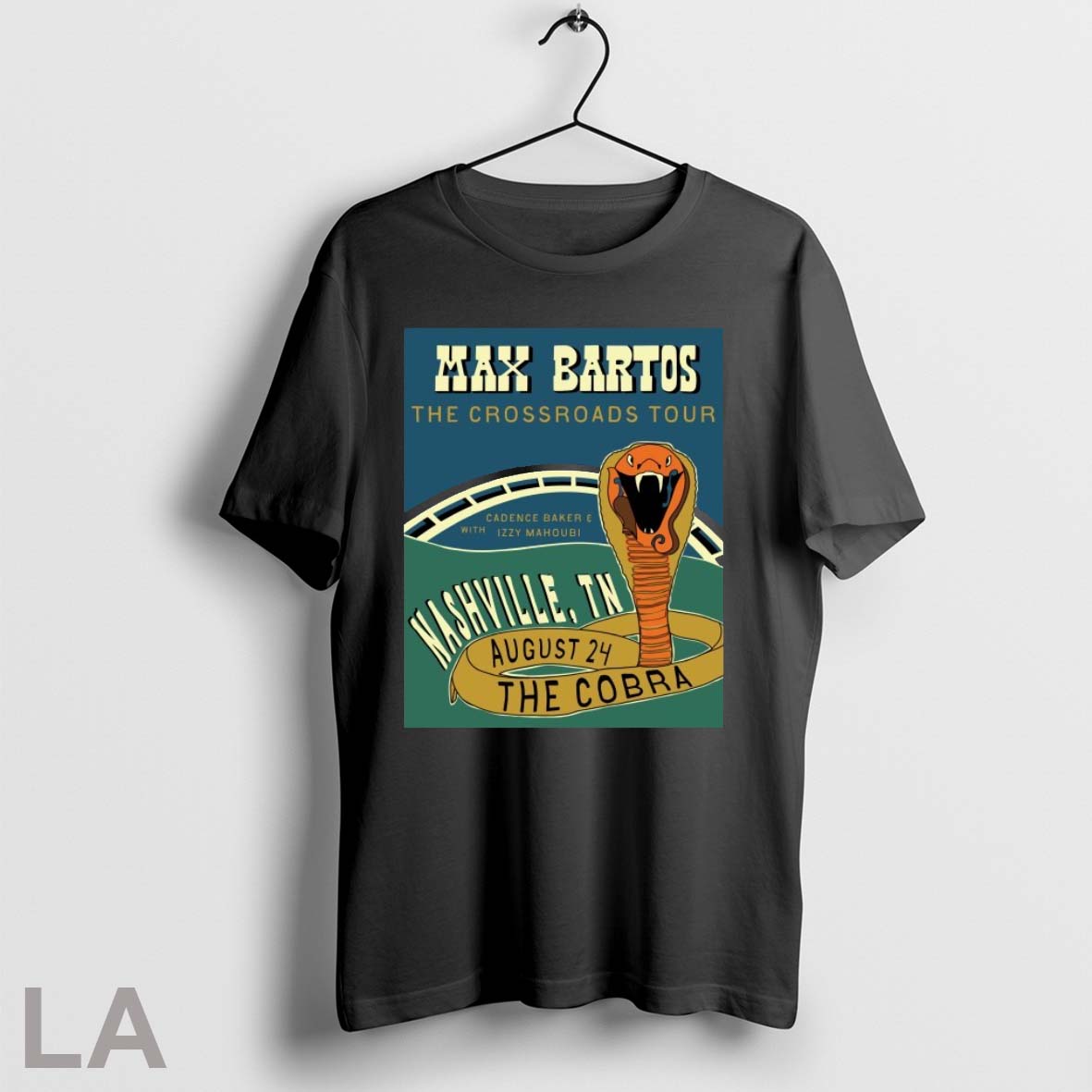 Max Bartos Aug 24 2025 The Cobra Nashville Tn T Shirts Hoodie, Sweatshirt | InkRitualCo.com