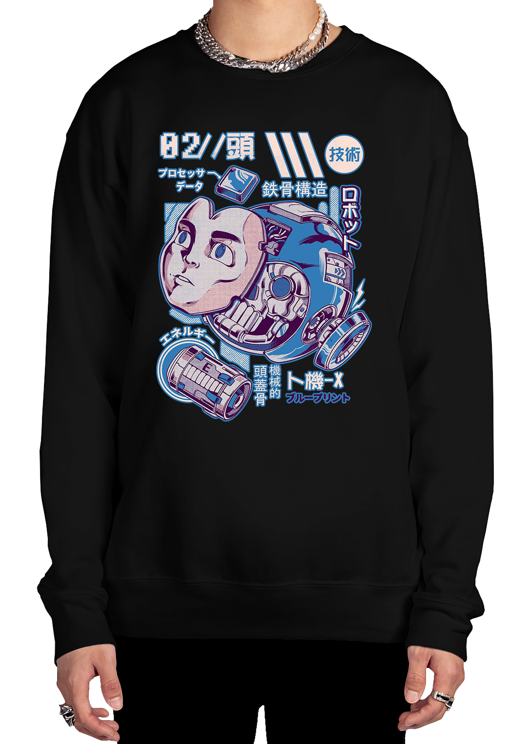 Mega's Head Sweatshirt