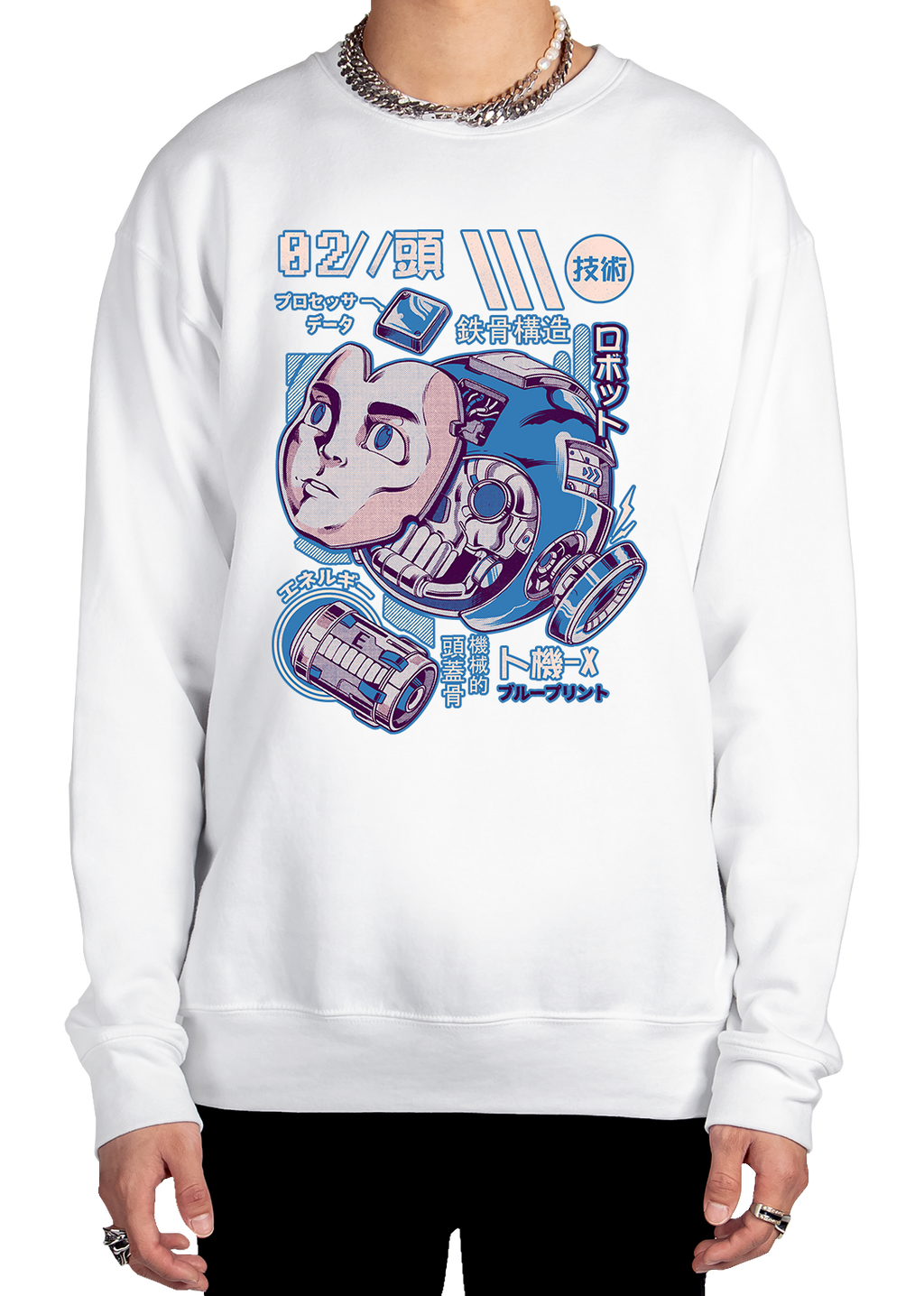 Mega's Head Sweatshirt
