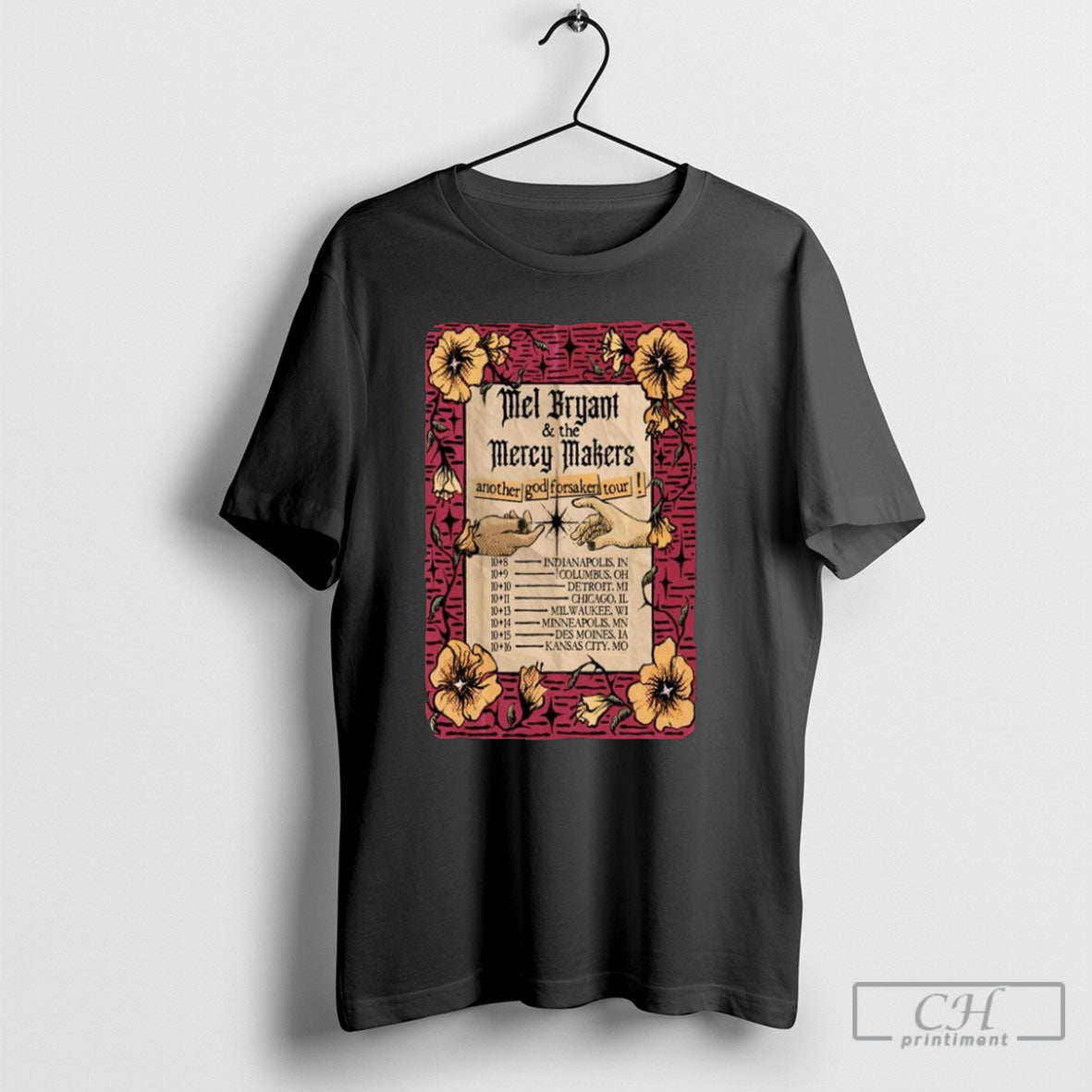 Mel Bryant And The Mercy Makers Another God Forsaken Tour 2025 T-Shirts, Hoodie, Sweatshirt | InkRitualCo.com