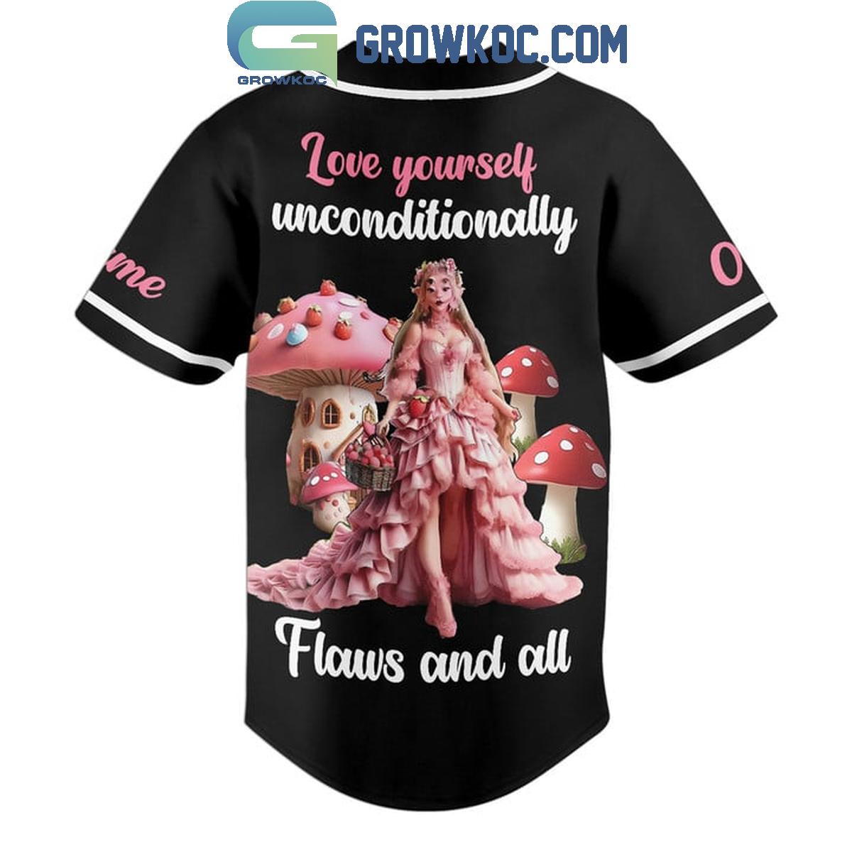 Melanie Martinez Love Yourself Unconditionally Personalized Baseball Jersey