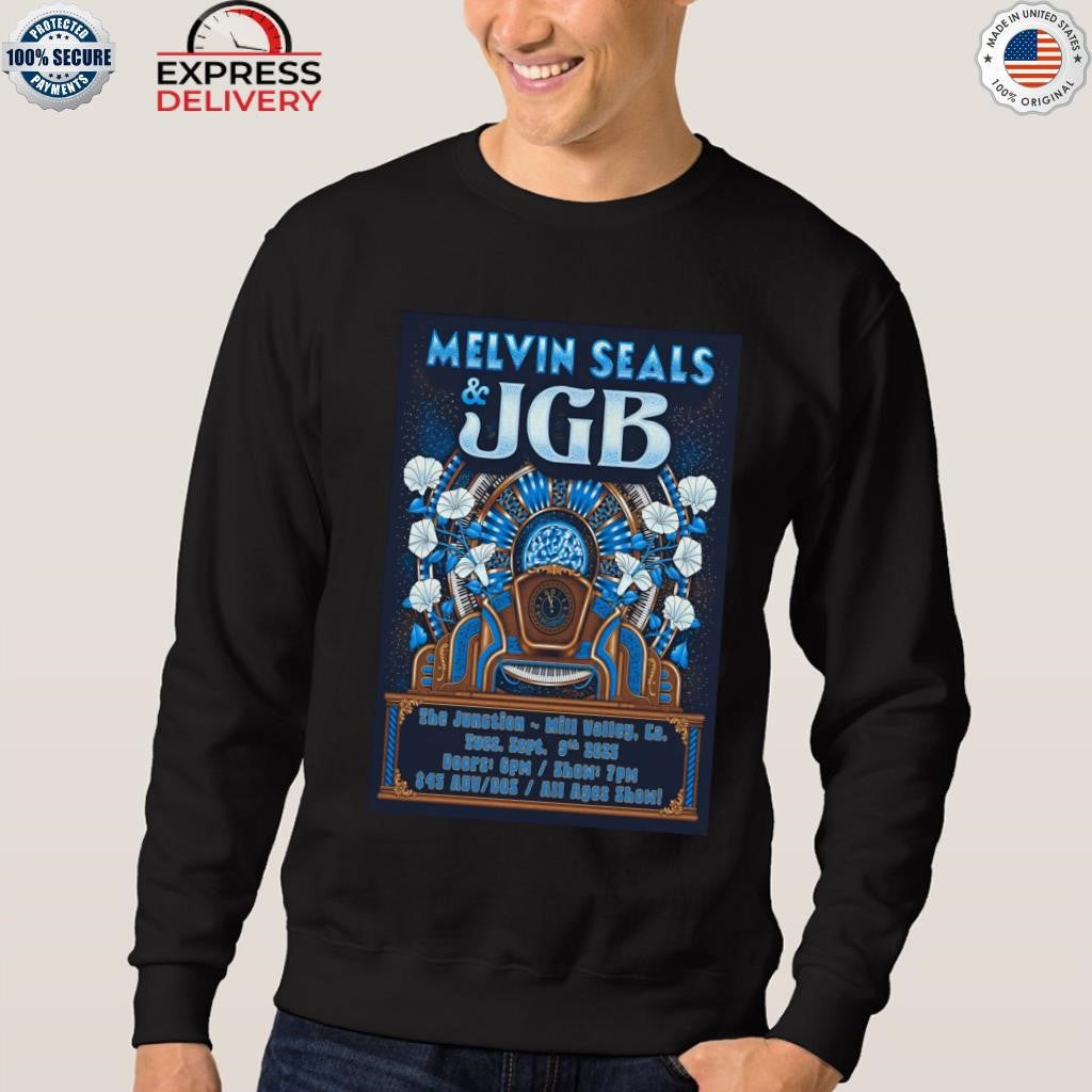 Melvin Seals And JGB 9-9-2025 Mill Valley CA Shirt
