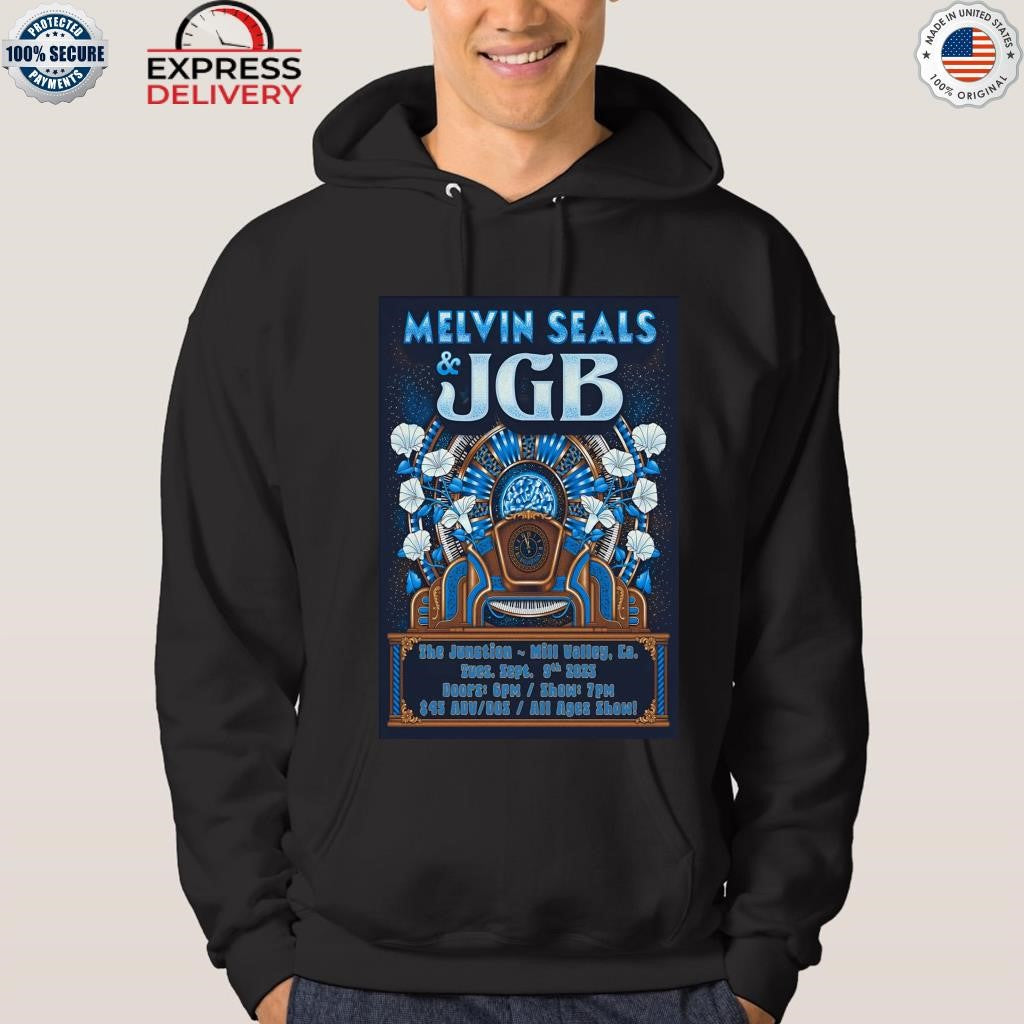 Melvin Seals And JGB 9-9-2025 Mill Valley CA Shirt