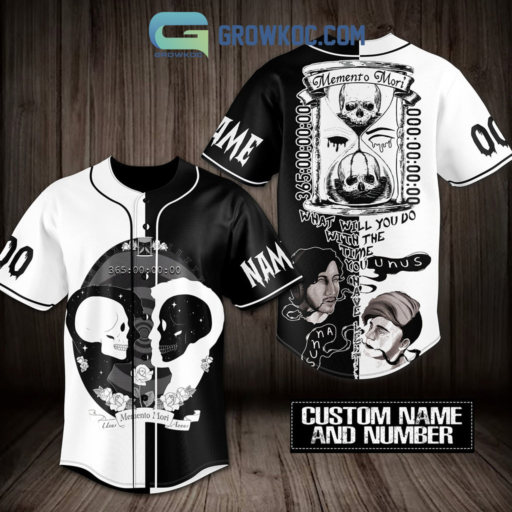 Memento Mori What Will You Do With The Time You Have Personalized Baseball Jersey
