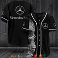 BEST Mercedes-Benz Skull Baseball Jersey