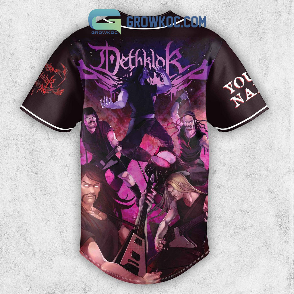 Metalocalypse Dethklok Personalized Baseball Jersey